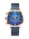 Welder Moody Watch with Blue Metal Bracelet