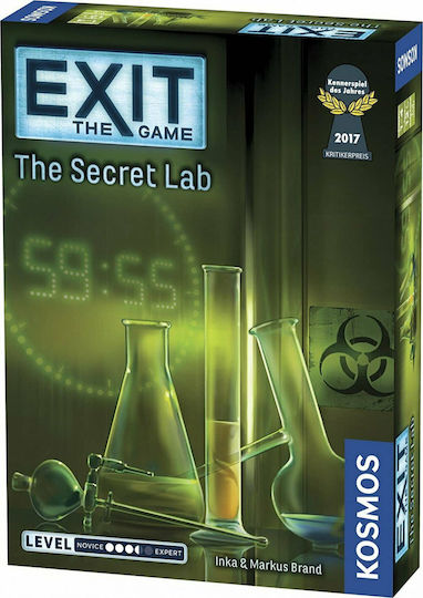 Brettspiel Exit The Game - The Secret Lab für 1-6 Spieler 10+ Jahre (EN) Kosmos