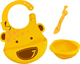 Marcus & Marcus Feeding Set Giraffe made of Sil...