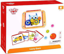 Tooky Toys Board with Gears for 36++ Months