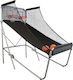 Lifetime Outdoor Basketball Hoop with Stand & Ball Double Shot