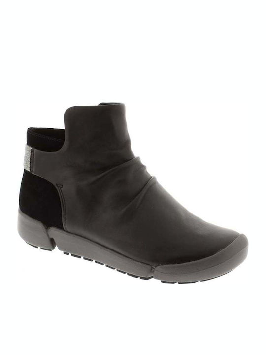 Clarks Tri Pearl Leather Women's Ankle Boots Black