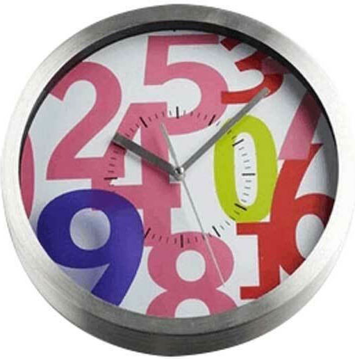Espiel Wall Clock Metallic Multicolour Ø25cm