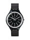 Swatch Skinotte Uhr mit Schwarz Metallarmband