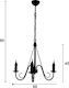 ArkoLight Полилей 3xE14 с Свещи Кафяв 1463-2/3
