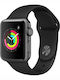 Apple Watch Series 3 Aluminium 38mm Waterproof with Heart Rate Monitor (Grey/Black)