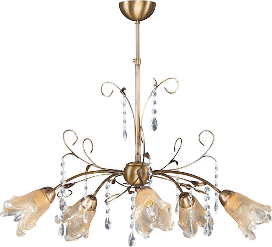 ArkoLight Bronze Pendant Ceiling Light 74x50x50cm