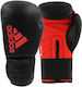 adidas Hybrid Mănuși de Box din Piele Sintetică pentru Competiție Negre