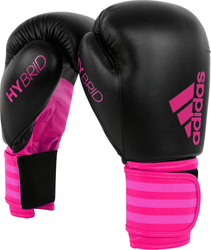 Adidas Hybrid 100 Dynamic Fit ADIHDF100 Γάντια Πυγμαχίας από Συνθετικό Δέρμα για Αγώνα Μαύρα