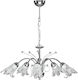 ArkoLight Pendant Light Silver with Crystals for Socket E14, E.14 66x65x45cm