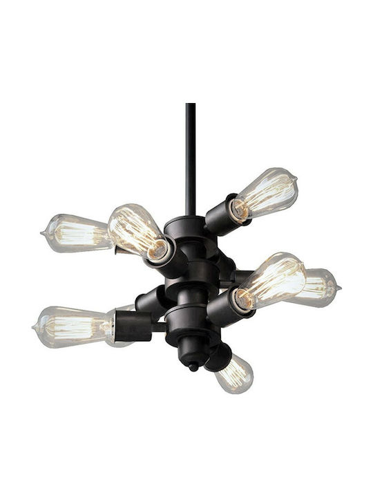 GloboStar Delir Pendant Suspension for Socket E27 Black