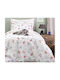 Kentia Fox Set Kids Duvet Cover Single with Pillowcase Pink 160x240cm