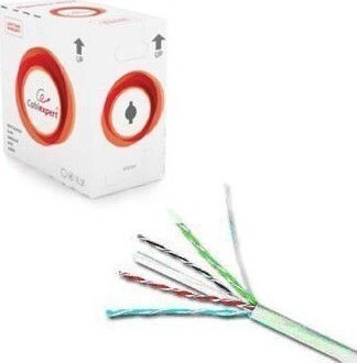 Cablexpert F/FTP Cat.6 (Gigabit) Καλώδιο Δικτύου Ethernet χωρίς ακροδέκτες 305m Γκρι