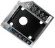 LogiLink Caddy Slot 2nd SATA HDD for a 12.7 mm high CD/DVD/Blue-ray (AD0016)