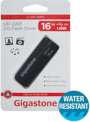 Gigastone UD-2201 16GB USB 2.0 Stick Μαύρο