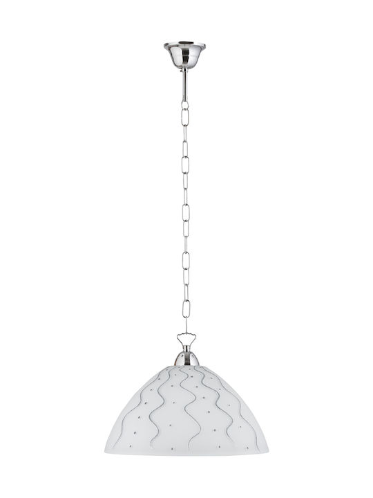 ArkoLight Pendant Light Silver with Socket E27 36x230cm