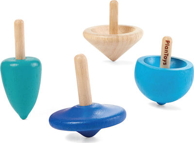 Plan Toys Μίνι Wooden Spinning Top