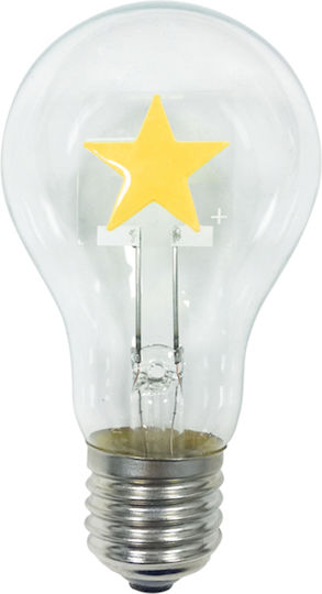Diolamp Bec LED 2W 105mm pentru Soclu E27 și Formă A60 Alb cald 200lm