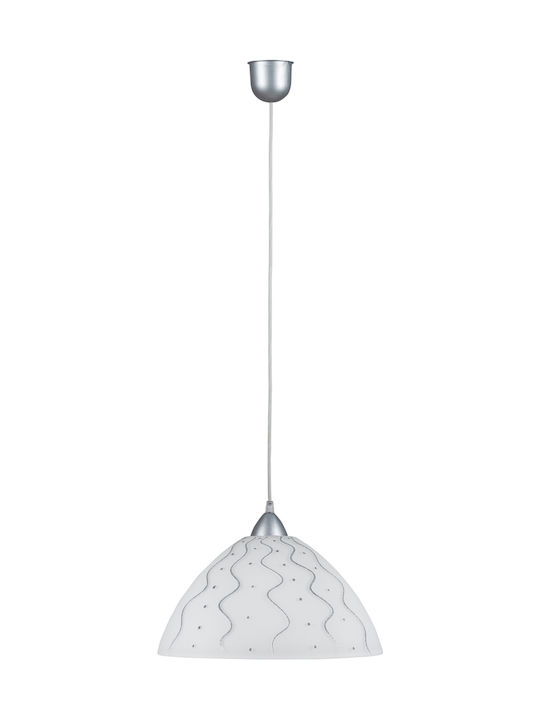 ArkoLight Pendant Light Suspension for Socket E27 Silver