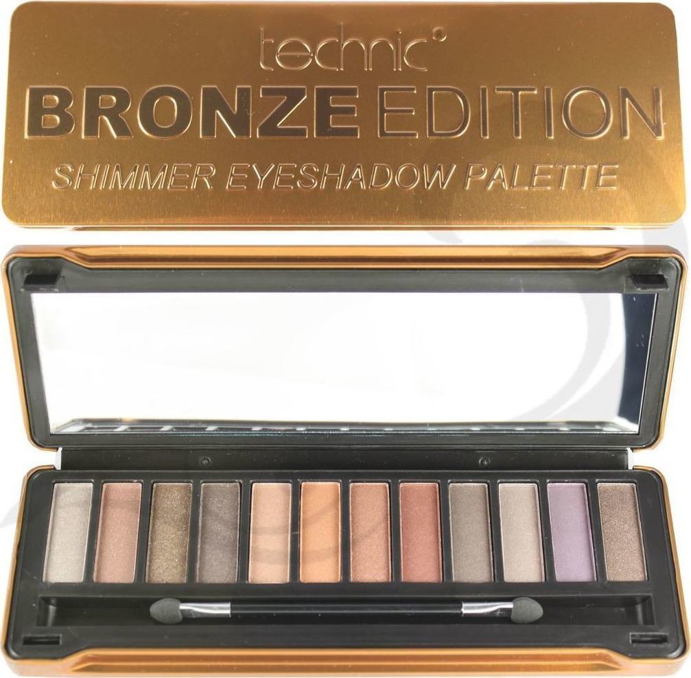 Technic Bronze Edition Shimmer Eyeshadow Palette Skroutz.gr