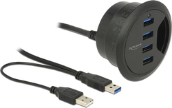 DeLock USB 3.0 Hub 4 Θυρών με σύνδεση USB-A