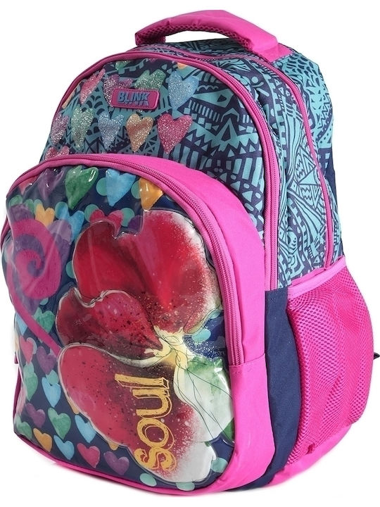 Blink Soul Schulranzen Rucksack Junior High-High School Mehrfarbig