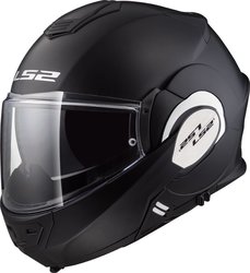 LS2 FF399 Valiant Solid Modular Helmet with Pinlock and Sun Visor ECE 22.05 1700gr Matt Black KR4085