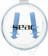 Seac Silicone Earplugs for Swimming in Blue Color 1520004000000 2 Pieces