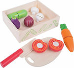 Big Jigs Fruits & Vegetables Toy Κουτί με Λαχανικά made of Wood for 2+ Years Old