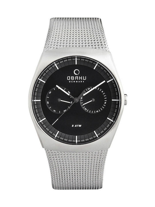 Obaku Watch with Silver Metal Bracelet V176GMCBMC