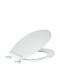 Viospiral Plastic Toilet Seat White Jupiter 41.5-43cm