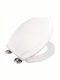 ΕΒΙΟΠ Bakelite Toilet Seat White Rebera 42-45cm