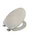 ΕΒΙΟΠ Bakelite Toilet Seat Gray Rebera 42cm 06-11