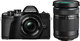 Olympus OM-D E-M10 Mark III Mirrorless Camera Micro Four Thirds (4/3") Kit (ED 14‑42mm F3.5‑5.6 EZ Pancake + ED 40‑150mm F4‑5.6 R) Black