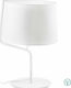 Faro Barcelona Metal Table Lamp for Socket E27 with White Shade and Base
