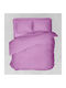 Viopros Sheet for Single Bed 160x260cm. Basic Fuchsia