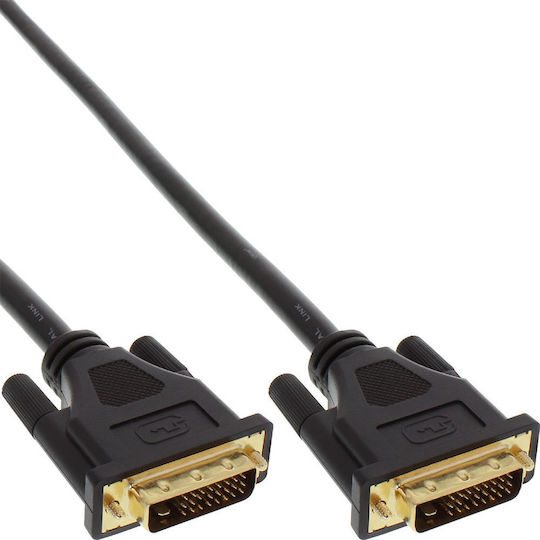 InLine Kabel DVI-D-Stecker - DVI-D-Stecker 7.5m Schwarz (17787P)