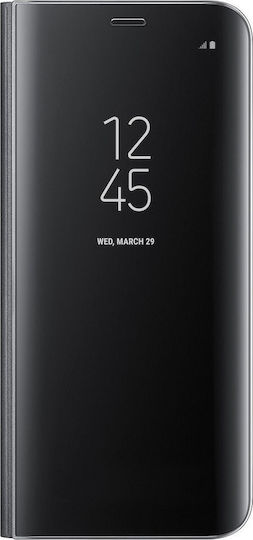 Hurtel Clear View Book Πλαστικό Μαύρο (Galaxy S8)
