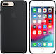 Apple Silicone Case Задна корица Силикон Черен (iPhone 8/7 Plus)