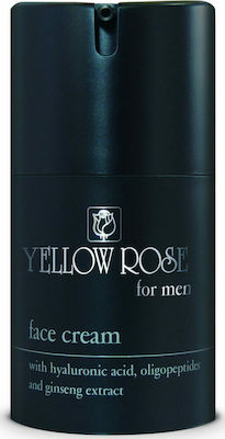 Yellow Rose Men Κρέμα Προσώπου για Ενυδάτωση με Υαλουρονικό Οξύ & Aloe Vera 50ml