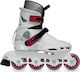 Roxa Beetle Kids Adjustable Inline Rollers White