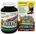 Nature's Plus Source Of Life Animal Parade Multi Vitamin & Mineral Vitamin for Energy Orange 180 chewable tabs