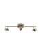Viokef Cha-cha Dreifach Spot mit Fassung GU10 in Gold Farbe