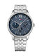 Tommy Hilfiger Damon Men's Watch 44mm Chronograph Battery with Silver Metal Bracelet