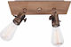 Zambelis Lights Doppel Spot mit Fassung E27 in Bronze Farbe