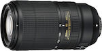 Nikon Full Frame Φωτογραφικός Φακός AF-P Nikkor 70-300mm f/4.5-5.6E ED VR Tele Zoom για Nikon F Mount Black