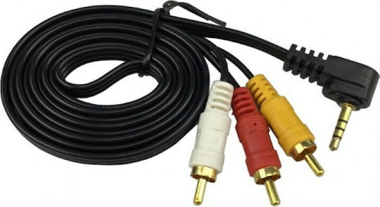 Cable 3.5mm male - 3x RCA male 1.50m (S-ST-3RGA/1 5)