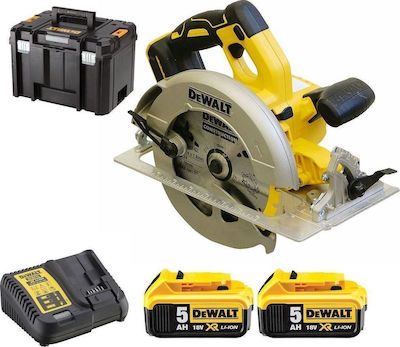 Dewalt DCS570P2 Circular Saw 18V 2x5Ah with Suction System DCS570P2-QW