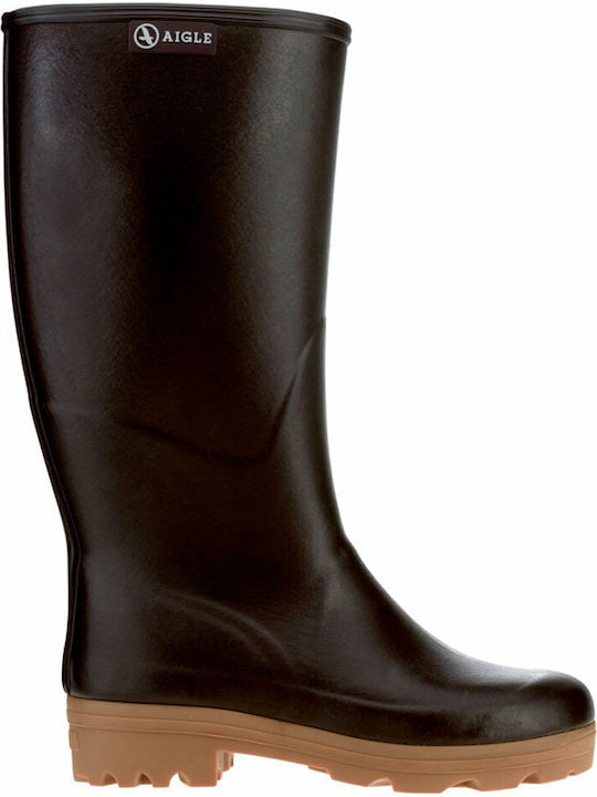 Aigle Chambord Pro 2 Iso Αδιάβροχες Γαλότσες Κυνηγιού Καφέ