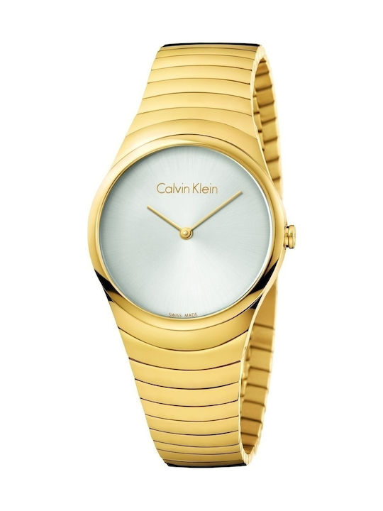 Calvin Klein Uhr mit Gold Metallarmband K8A23546